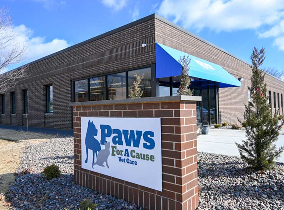 Paws for a Cause Vet Care Building